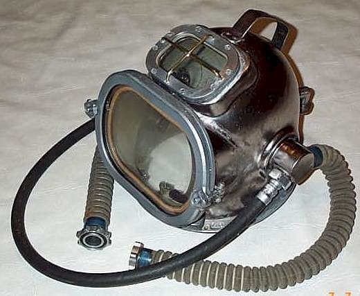 Modern Russian Diving Helmets